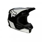 Capacete Fox MX V1 Mips Revn Preto/Branco