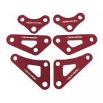 Kit Suporte de Motor Oxxy CRF250F 6 Peças Vermelho