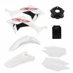 Kit Plástico AMX CRF 250F Branco
