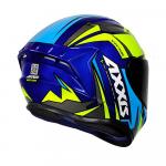 Capacete Axxis Draken Vector Gloss Azul/ Amarelo