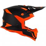 Capacete Army Patriot Duo Preto Fosco/ Laranja