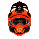 Capacete Army Patriot Duo Preto Fosco/ Laranja