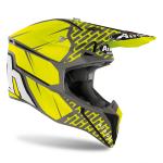 Capacete Airoh Wraap Idol Anthracite Fosco Amarelo/ Cinza