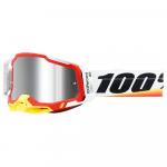 Óculos 100% Racecraft 2 Arsham Red Branco