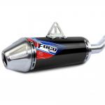 Ponteira + Curva Foco XR250 Tornado Medio F1 Preto Alto Brilho