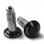 Acabamento de Guidao Lizard Universal 14/18mm Preto