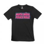 Camiseta Wide Open Muita Mídia Preto
