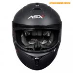 Capacete ASX Draken Concept Fosco Cinza/ Prata/ Vermelho