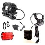 Farol Bike LJK 3000 Lumens Led Foco Fino