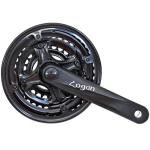Pedivela Logan Triplo 42/34/24 170MM Index Preto