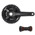 Pedivela Shimano Altus FC-MT210 40/30/22D Com Movimento Integrado 175MM 9V Preto
