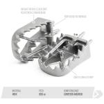 Pedaleira Inox Biker CRF230F/CRF250F T-Rex