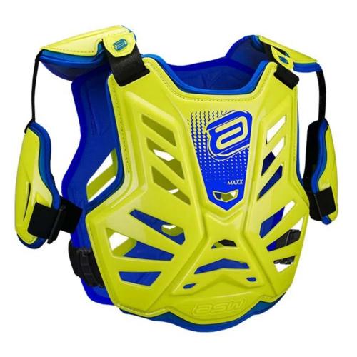 Colete ASW Maxx Amarelo Fluor/Azul