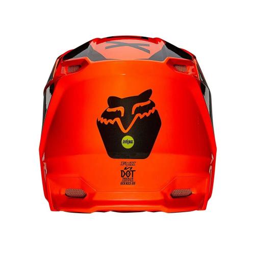 Capacete Fox MX V1 Mips Revn Laranja Fluor/Preto