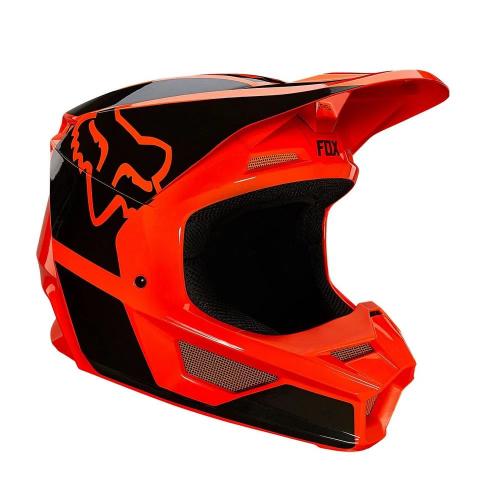 Capacete Fox MX V1 Mips Revn Laranja Fluor/Preto