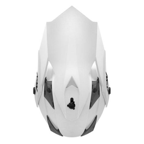 Capacete ASW Fusion Solid Branco Fosco