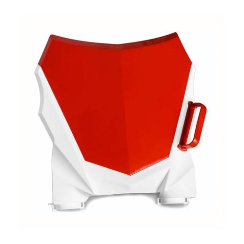 Number Plate Frontal AMX Duo CRF230 Branco/ Vermelho