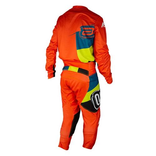 Kit Calça + Camisa ASW Image Force 21 Laranja/Azul/Preto/Amarelo Fluo