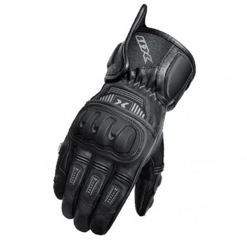 Luva X11 Impact 2 Cano Curto Couro Preto