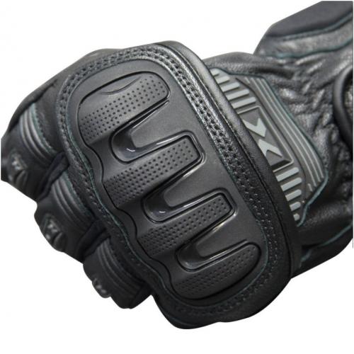 Luva X11 Impact 2 Cano Curto Couro Preto
