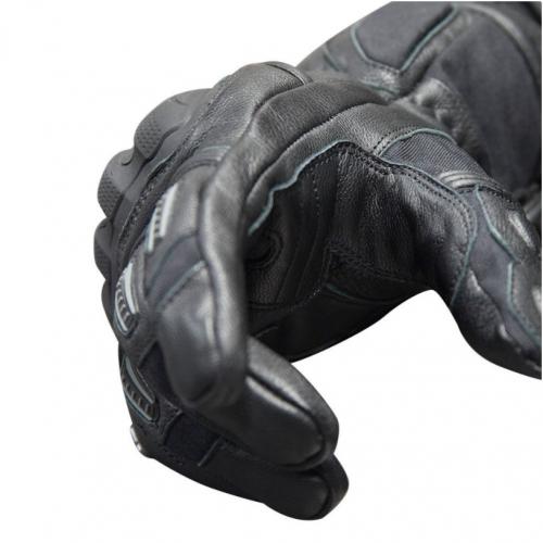 Luva X11 Impact 2 Cano Curto Couro Preto