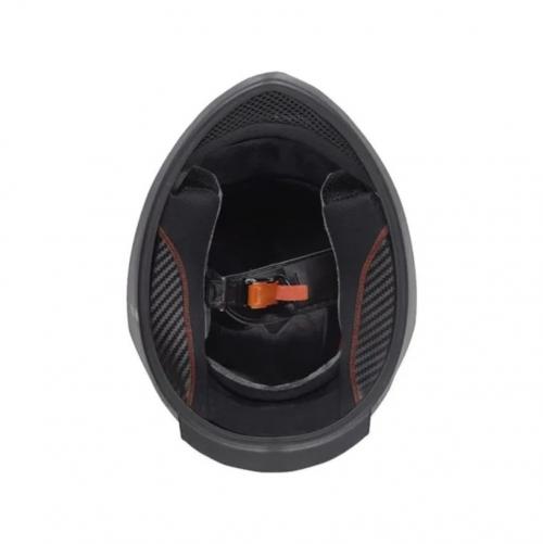 Capacete EBF E0X Frost Preto Fosco/Azul