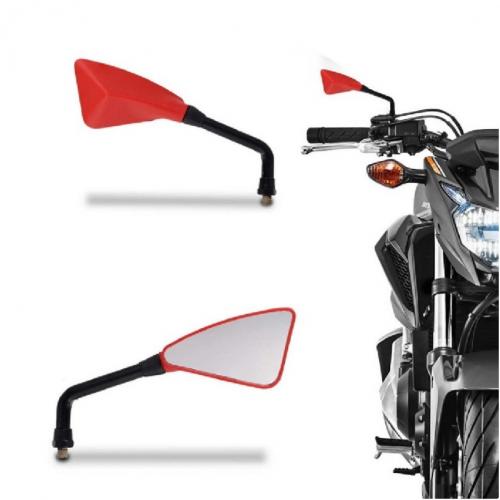 Espelho Retrovisor Dagostin Esportivo Universal Vermelho