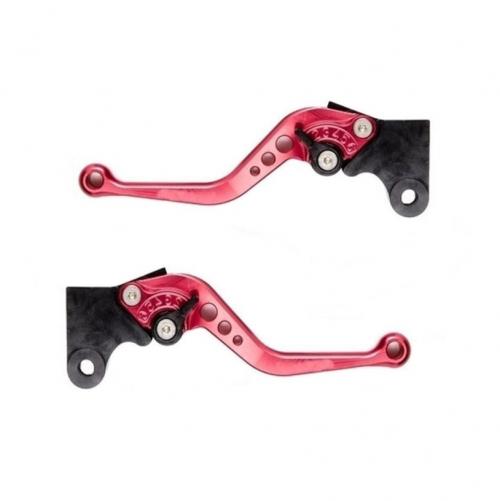 Manete Esportivo TMAC Com Regulagem CG150/125/FAN/ES/KS/JOB Vermelho