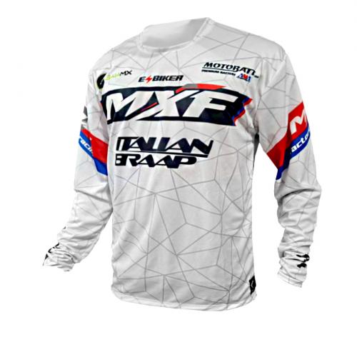 Camiseta Italian Braap Team  MXF 2021 Branca