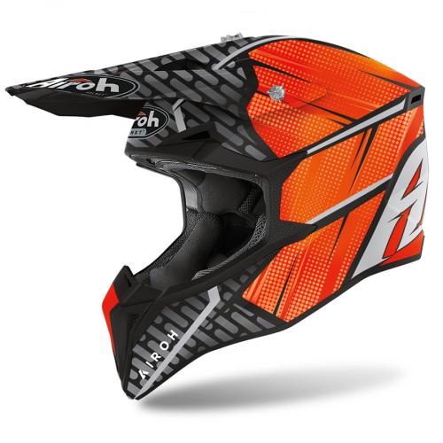 Capacete Airoh Wraap Idol Laranja Fosco