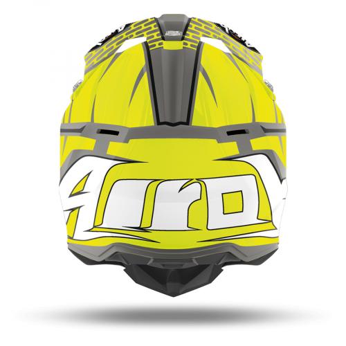 Capacete Airoh Wraap Idol Anthracite Fosco Amarelo/ Cinza