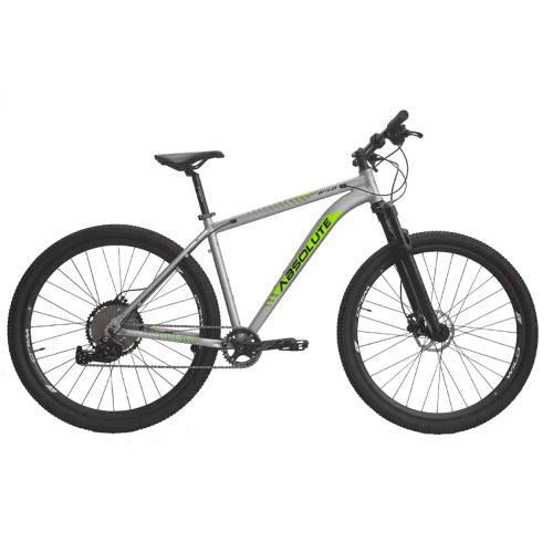 Bicicleta Aro 29 Absolute Wild Elite XC Air Prata/Verde