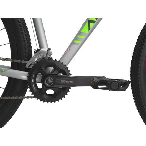 Bicicleta Aro 29 Absolute Wild Expert Plus Deore Prata / Verde Fluor