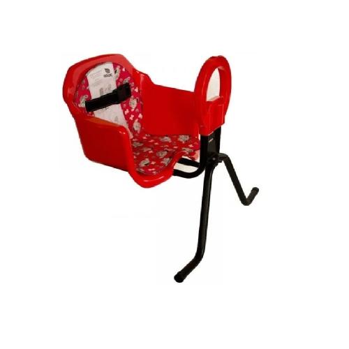 Cadeirinha Bike Transporte Dianteiro Pojda Luxo Vermelho