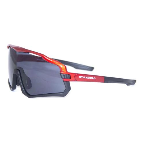 Óculos Ciclista Absolute Wild Vermelho/ Preto Lente Fumê