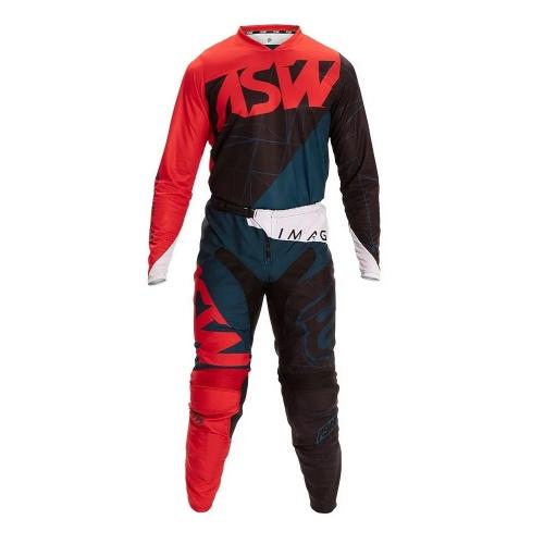 Kit Calça + Camisa ASW Image Dart Vermelho/Preto