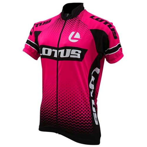 Camisa Ciclismo Refactor Lotus Feminina Curta Rosa
