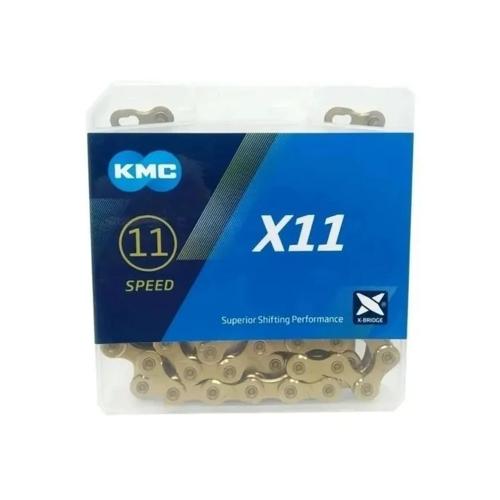 Corrente Bike KMC X11 118L 11V Dourada