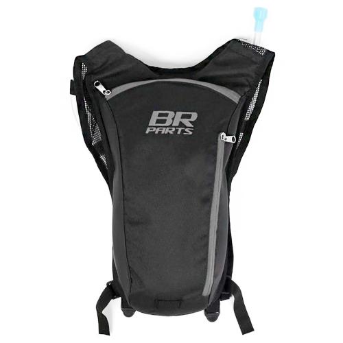 Mochila Bolsa de Hidratação BR Parts Classic 2L Preto/Cinza