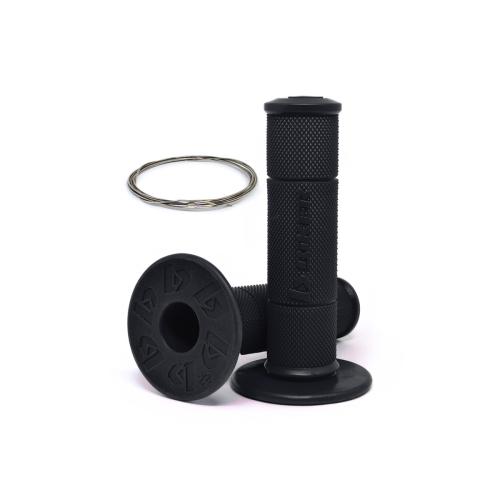 Manopla Biker Diamond Grip Preto